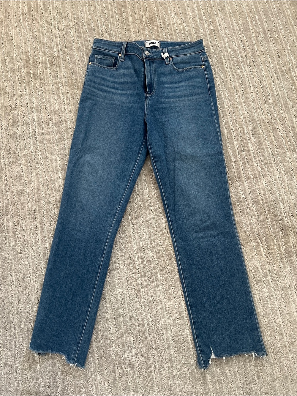 PAIGE Cindy High-Rise Straight Jeans